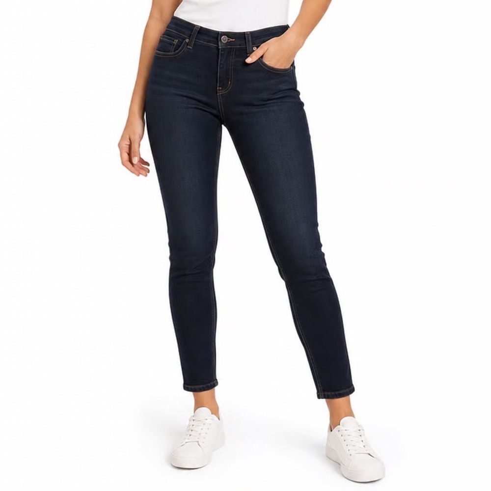 Hammer Jeans Womens Size 15 Dark Wash Skinny Denim Made in USA Style 4805
